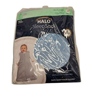 Halo SleepSack Wearable Blanket 0- 6 Months Blue Plushy Dots Velboa Small New